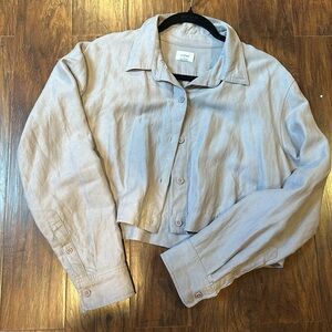 Aritzia button down- cropped fit